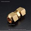 Refrigerator Dual Connection Copper-Aluminum Pipe 6mm with Nut, No Welding Required, Male-Female Refrigeration Connector