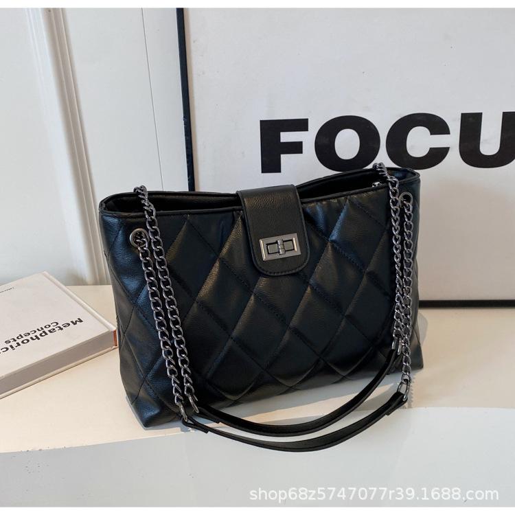 Commuting To Work and Commuting Large-capacity Linger Tote Bag Women's 2025 Spring and Summer New Simple Fashion Small Fragrance Shoulder Bag