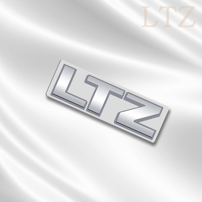 3D Badge LTZ Design Car Sticker Rear Trunk Body Letters Emblem For Chevrolet Tahoe Cruze Aveo Camaro Captiva Equinox Accessory