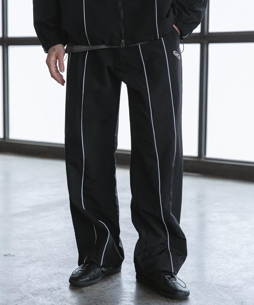 BURNING CAPONE Bc Scotch Windbreaker Pants (Black)