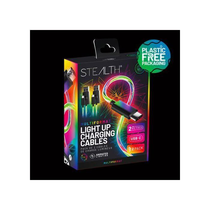 STEALTH Câble de charge et de lecture à LED 2 m