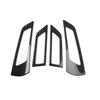 4PCS Carbon Fiber Frame Trim Door Handle Lock For Jaguar F-pace 2017-2020