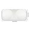 Windshield Sun Shade Foldable Window UV Rays and Heat Sun Visor Protector Car Interior Windshield Accessories 150x70cm/59.05x27.55in