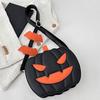 Kürbis Umhängetasche Halloween Kürbis Geldbörse Schultertasche mit verstellbarem Schultergurt