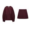 Fall and Winter New Arrival Simple Knitting Silm Outwear 2142133 Knitted High Waist Mini Skirt 2142134