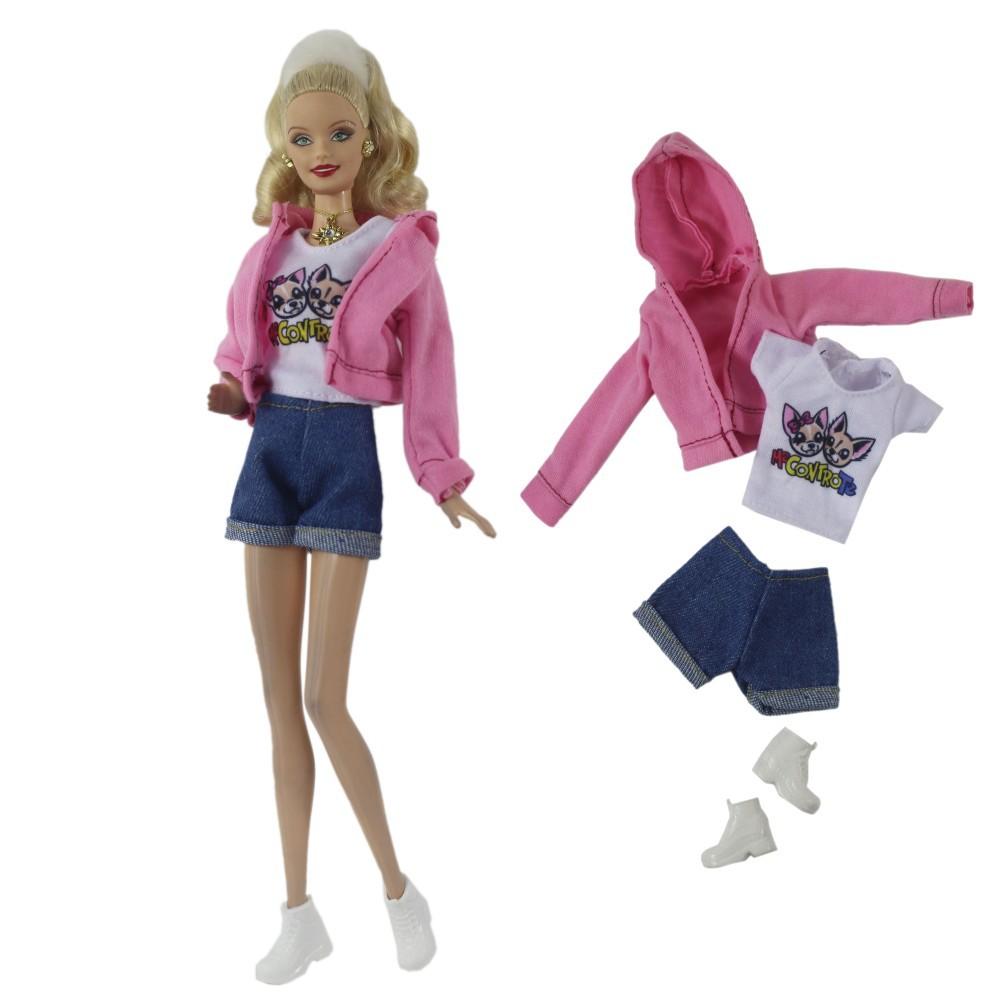 1 Set 11,5 Zoll Puppe Lederkleidung 1/6 Puppenkleid 29-32 CM Puppenmantel Für FR ST Puppenzubehör Kleidung Damen Partykleidung JJ