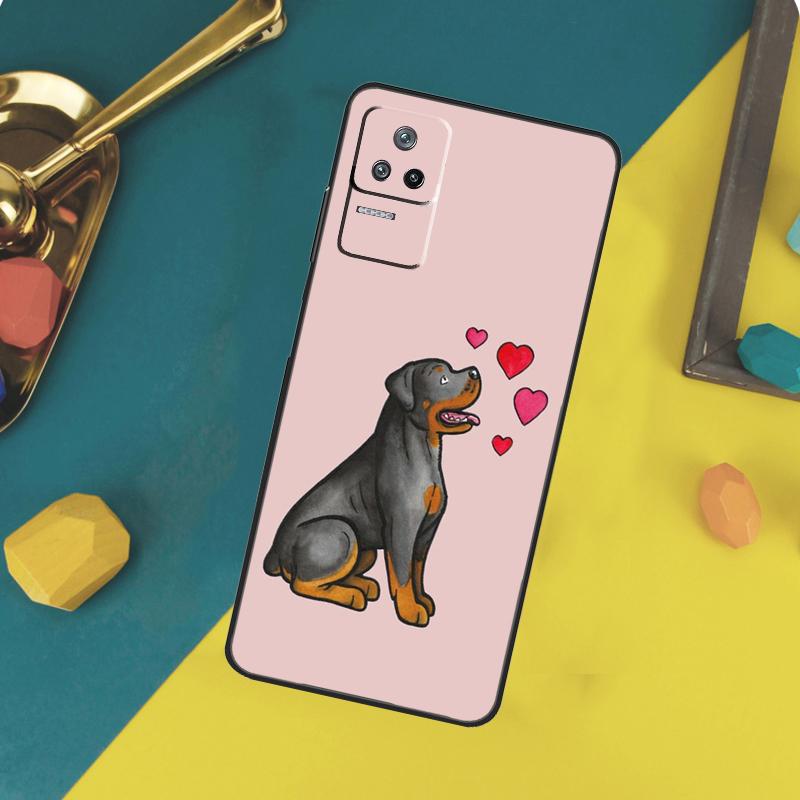 

Милый чехол с собакой породы ротвейлер для Xiaomi 15 14 13 Ultra 11T 12T 13T 14T Pro POCO X7 Pro X3 X5 X6 F5 F6 M6 Pro Funda POCO X7 Pro