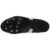 Mizuno Artificial Leather Slip Resistant, Abrasion Resistant, Lightweight Low top Running Shoes Unisex Black White U1GA204052