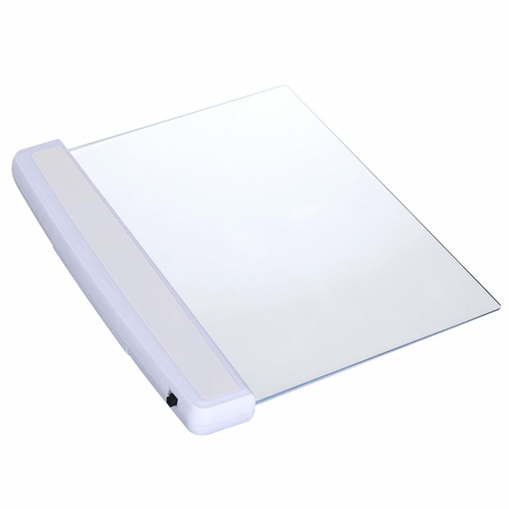 

Доска для изучения света, лампа для чтения, лампа для защиты глаз, светодиодный клин для чтения, яркий свет для чтения в постели, в машине, ночью белый