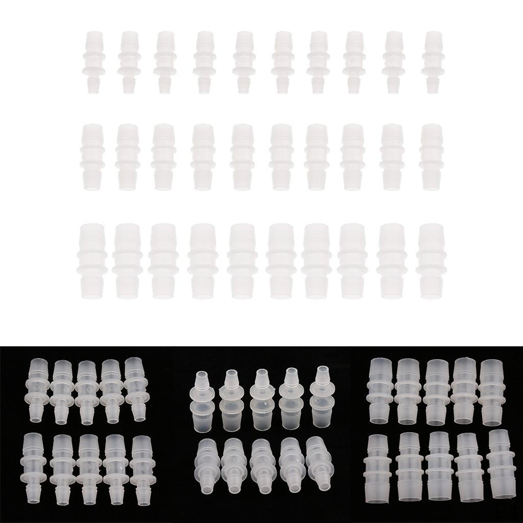 Aquarium Air Valve Connector Plastic Inline Straight