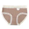 10A Antibacterial Lace Mid-Waist Women's Briefs: Pure Cotton, Skin-Friendly, Breathable, Comfortable for Young Girls