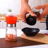 Manual Salt Pepper Grinder Stainless Steel Glass Spice Bottle Household Kitchen Gadgets