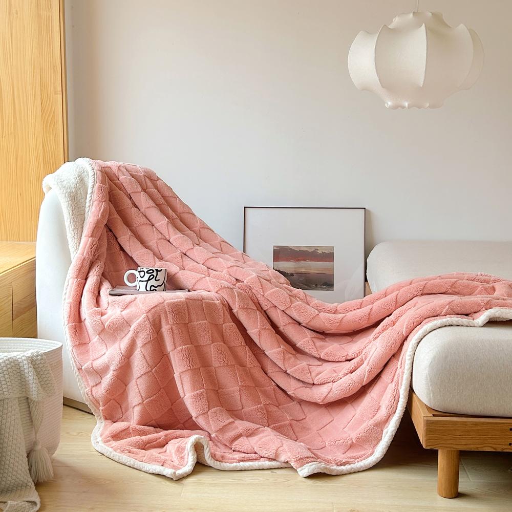 

Клетчатое одеяло для детей и взрослых, теплые зимние одеяла и пледы, толстое шерстяное флисовое покрывало для дивана, одеяло, мягкое покрывало