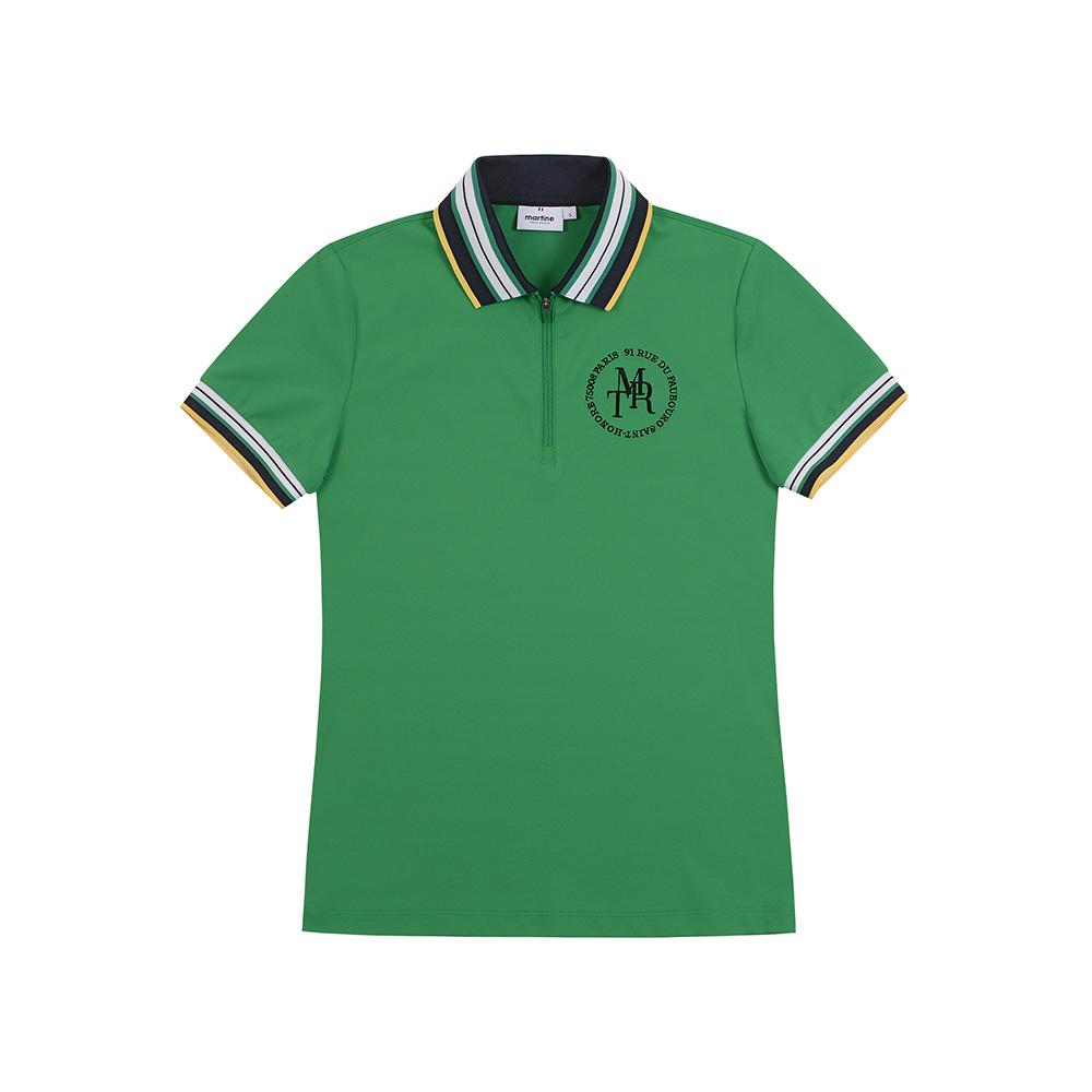 Martin Golf Mrt Half Zip-Up Pique Shirts_Green Green/M