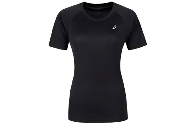 ASICS T Shirts Women s Black Crew Neck Moderate Other 2012D024-001 S