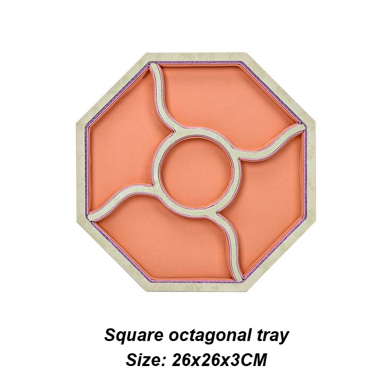 

Octagonal Jewelry Tray Creative Jade Storage Display Tray Counter Bracelet Display Plate Live Streaming Jewelry Shooting Props