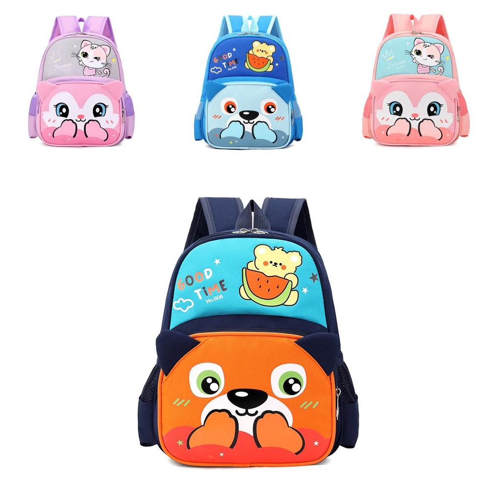 Childrens Cartoon Backpack With Breathable Oxford Fabric And Cute Animal Design For Kindergarten Students