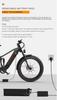 Bicicleta Eléctrica Dukawey Silvertip8 1000W52V20AH Todoterreno, E-Bike Totalmente Suspendida para Adultos, Frenos Hidráulicos Dobles
