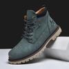 Handmade Men Boots Ankle Winter Leather Shoes Autumn Outdoor Hiking Boots Sneakers Hombres Botas High Top Footwear Anti Slip