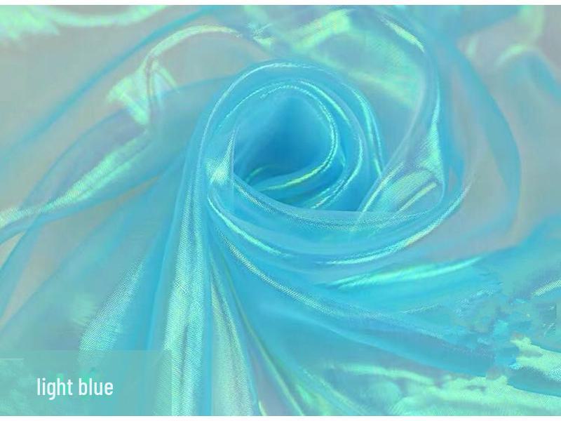 Buntes Fantasy-Laser-Gaze-Gewebe für Aisha Prinzessinnenkleider und Bühnenkostüme