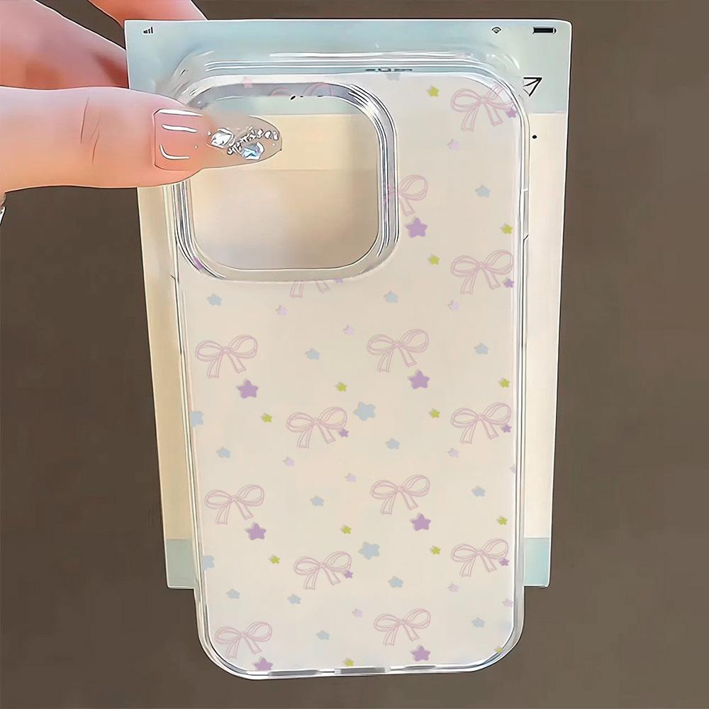 Painted Phone Case for iPhone 12 13 15 16 iPhone 16 12 13 14 15 Pro  14 15 16 Pro Max Coverage Shockproof Anti-Fingerprint Fresh Style Protective Case