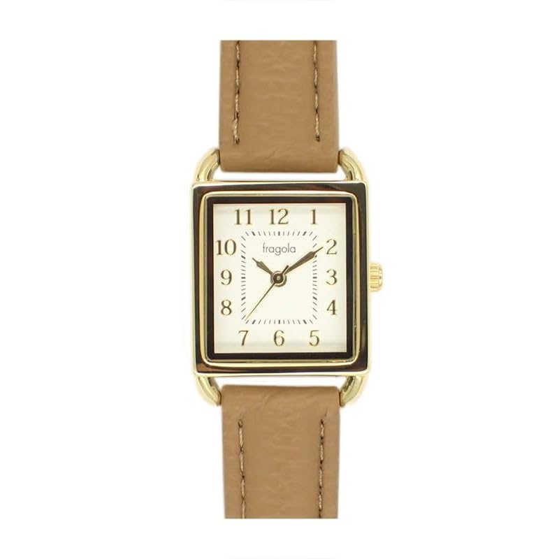 

[Follow] watch fragola square watch H04322A-1 MOC ladies brown