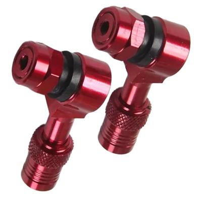 1 Pair Red CNC Wheel Tire Stem Tubeless Valve Fit for Suzuki Hayab GSXR600 GSXR750 GSXR1000