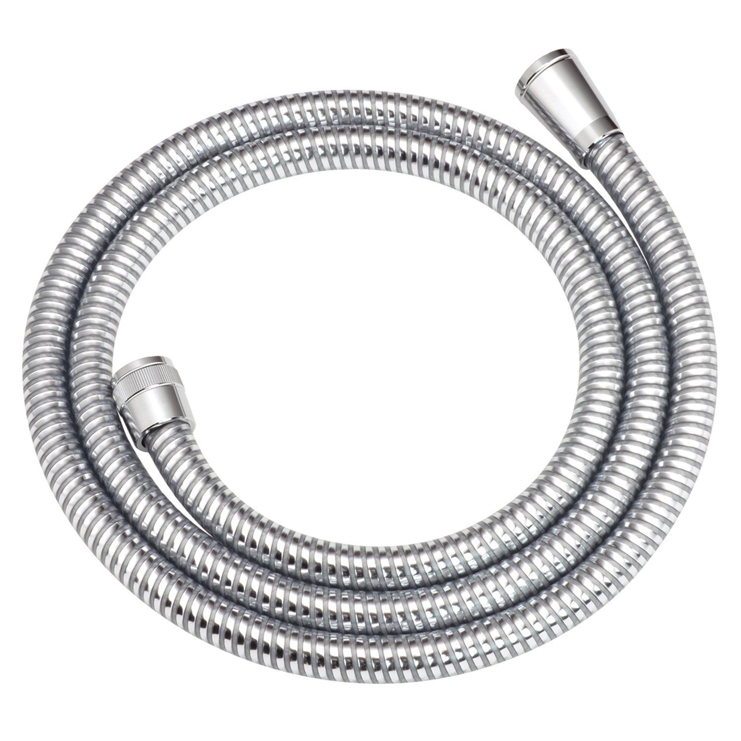 

Gaona Korekamo Metallic Shower compatible with most Hose, Replacement, 1.6m (with adapters, brands) GA-FF013