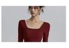 Women's Long Sleeve Yoga Top with Chest Pads - V-Neck, Stylish Back, Breathable, Comfortable, Ideal As Outerwear for Summer Sports.