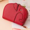 Adorable Elephant Zipper Card Holder: Compact Multi-Storage for Cards, IDs, Coins, and Driver's License. Lightweight and Portable.