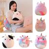 Cute Unicorn Plush Toy Bat Pillow For Kids Rainbow Pig Cat Cow And Bat Designs 35cm