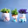 Bear Rabbit Foxes Flowerpot Storage Mold Trinket Holder Tool DIY Home Decor Mold
