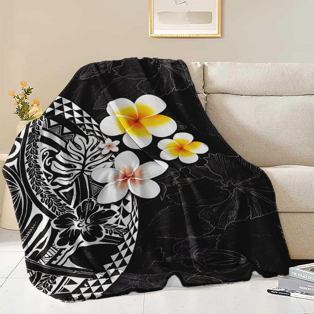 Hawaii orchid flower patterns Blanket for Sofa Bed Travel Camping Living Room Office Conditioning Blanket for All Seasons Gifts