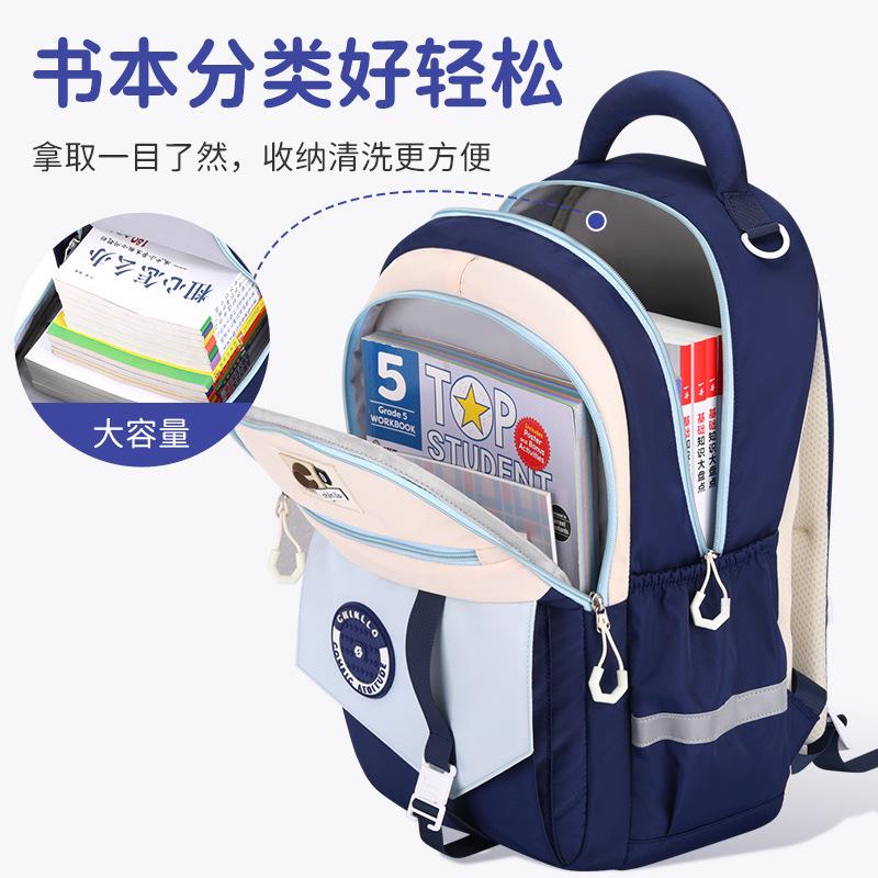 Back To School Various Colors School Backpack for Boys Girls Lightweight Ergonomic Growth Design Waterproof Elementary Bookbag