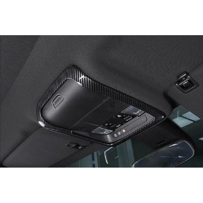For Cadillac XT6 2020-2022 Carbon Fiber Front Reading Lamp Frame Cover Trim 1PCS