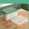Saving Space Cold Useful Retention Dustproof Multifunctional Food Storage Container Dumpling Organizer