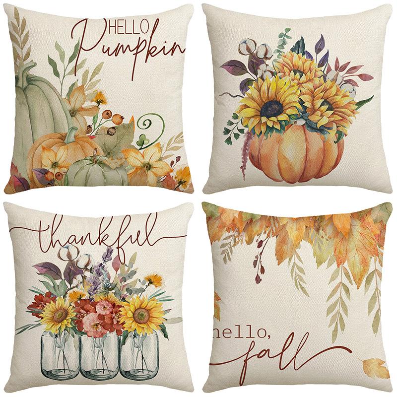 New Thanksgiving Series Fashion Sofa Cushions Home Living Room Bedroom Holiday Decoration Cushions Cushions