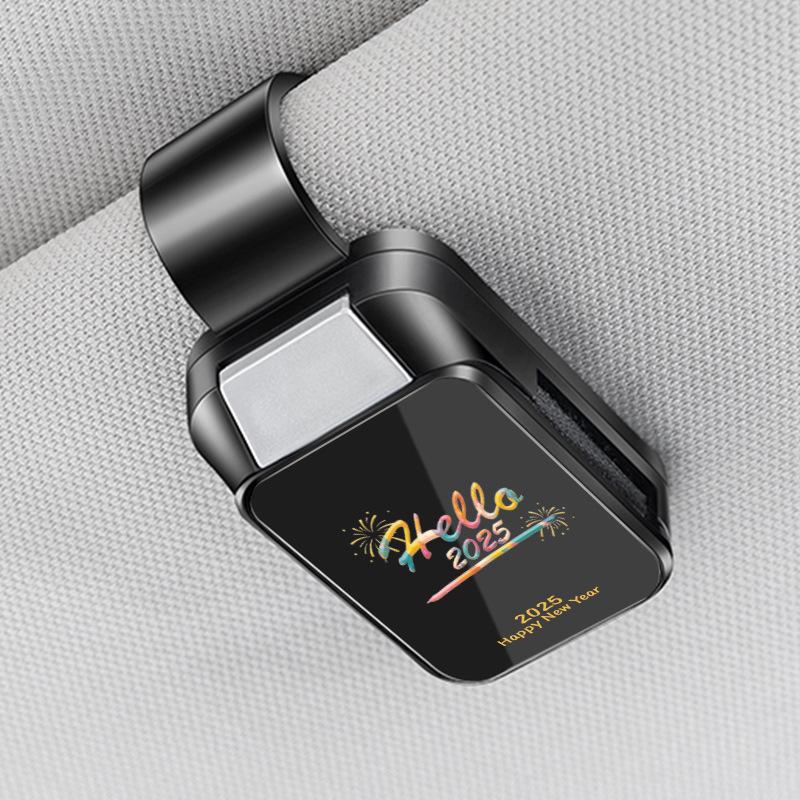 High-End Multifunctional Car Visor Glasses Clip and Card Holder