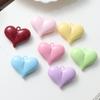 5PCS/lot Cordial Handmade DIY Bead/Jewelry Findings & Components/UV CCB Effect/Heart Shape/Acrylic Pendant