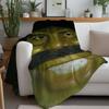 S-Shrek-K Pun Funny Memes Blanket Warm And Soft Suitable For Bedroom Living Room Sofa Bed Office Travel Camping