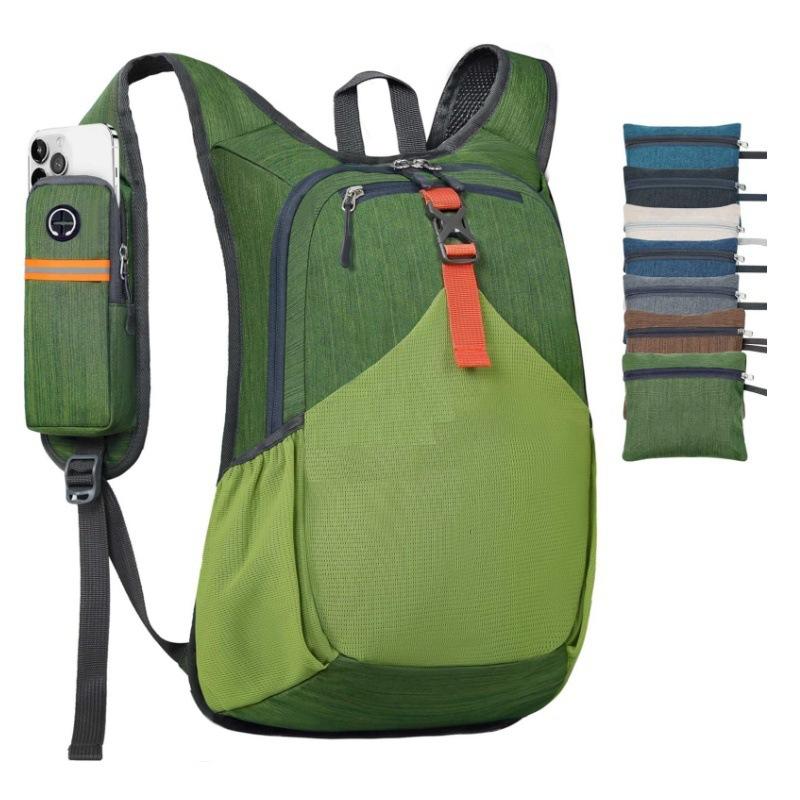 Lightweight Foldable Hiking Backpack – Water-Resistant Travel Daypack, Ultra-Light Packable Rucksack for Camping, Outdoor Sports & Daily Use less