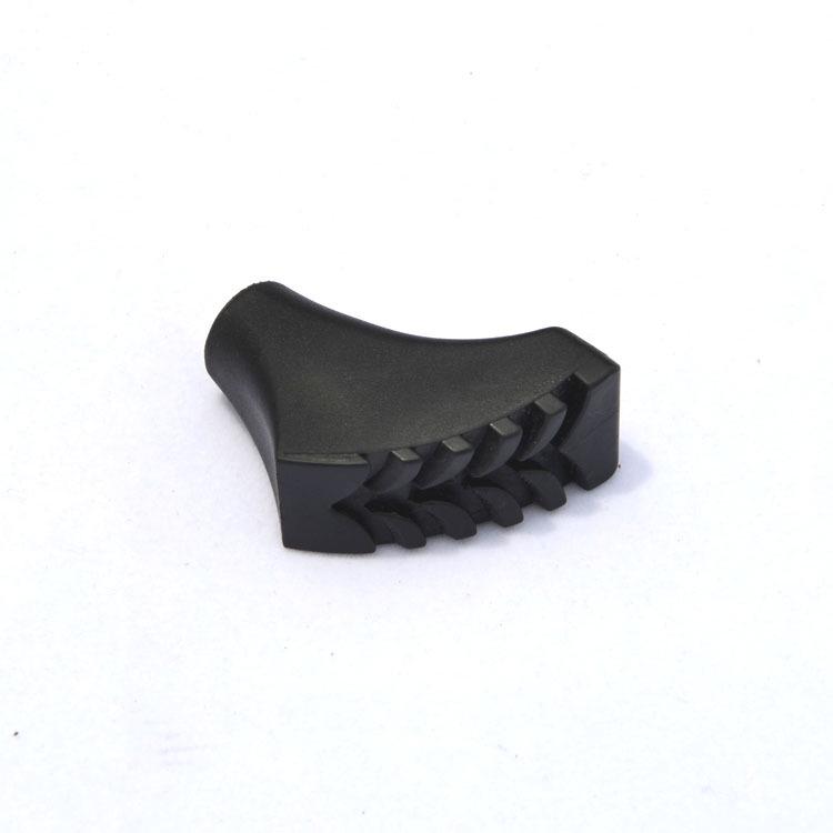 Round Head Cane Tip Cap, Anti-Slip Trekking Pole Foot Cover, Short Head Accessory, Big Foot Cane Cap