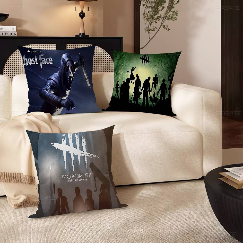 Game D-Daylight By D-Dead Pillow Covers Cartoon Sofa Decorative Home Double-sided Printing Short Plush Cute Cushion Cover