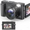 4K Ultra HD Digital Camera with 48MP & Flip Screen - Model R101