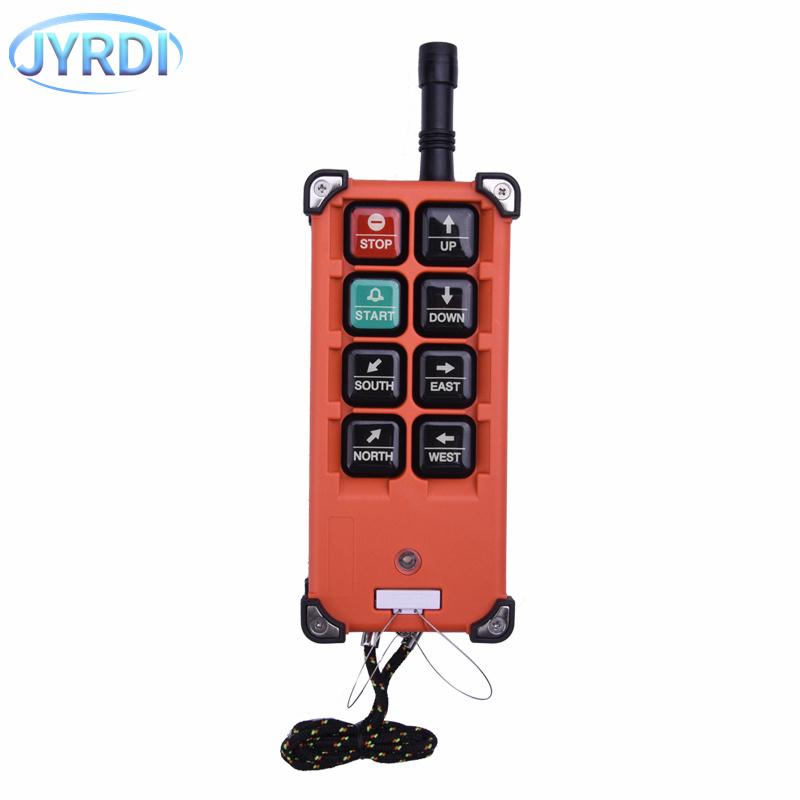 F21-E1B 6 Buttons  Industrial Wireless Radio Crane Remote Control Switches Hoist Overhead Bridge Crane Lift Control