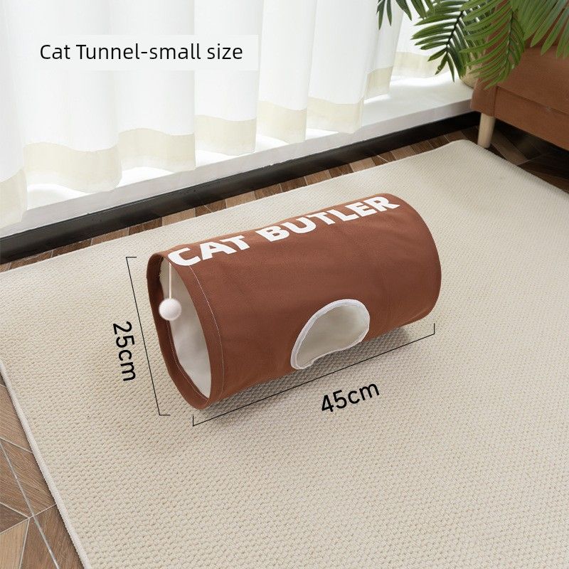 

Cartoon Straight-leg Foldable Storage Stuffy Cat Tunnel Cat tunnel [small size] 45*25cm