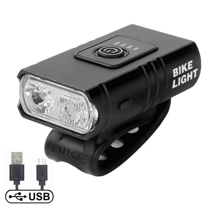 

Rechargeable Waterproof Aluminum Bike Headlight for Night Riding