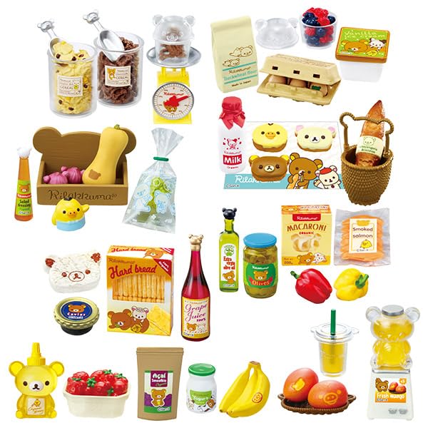 

Re-Ment San-X Rilakkuma Natural Market 1 Box H115mm x W70mm x D40mm PVC