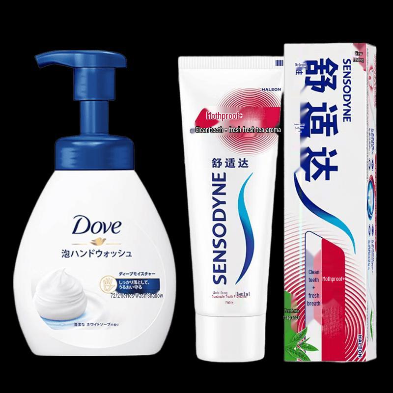 

Dove Hand Wash & Sensodyne Toothpaste Bundle