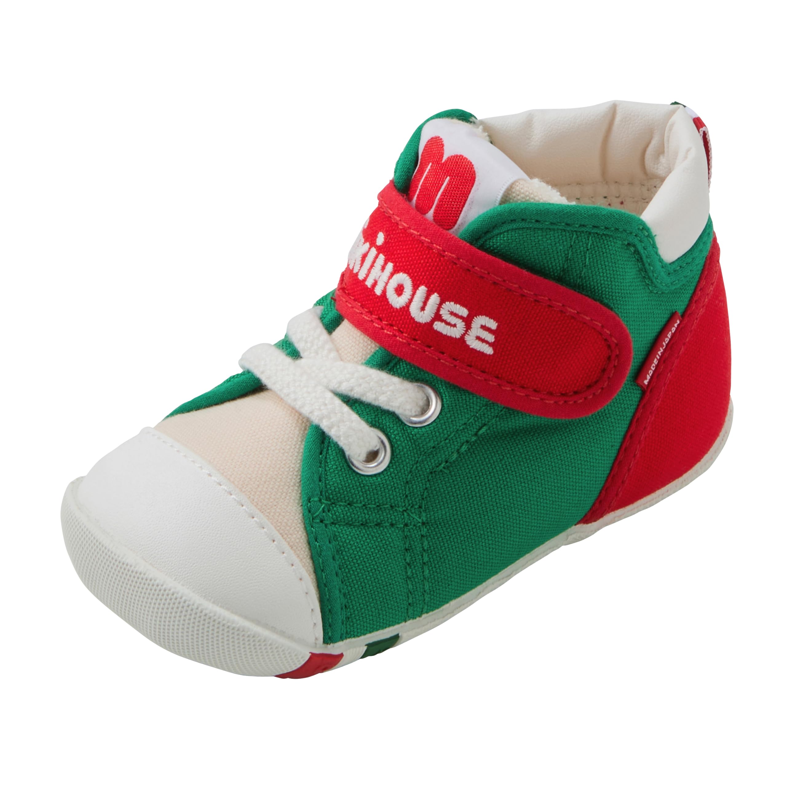 

MIKI HOUSE Baby Shoes Red x Green cm 2E 10-9324-689 12.0